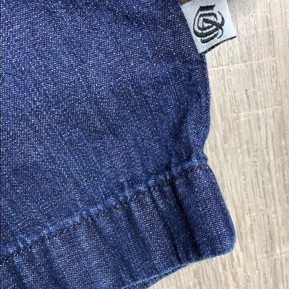 COAT OF ARMS Men's Blue Denim Bermuda Shorts with Pockets - Picture 3 of 9